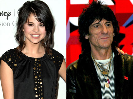 Selena Gomez, Ron Wood Selena Gomez, Ron Wood